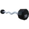 Fitness First 10-Sided Fixed Urethane Encased EZ Curl Barbell 25 - 115 Lbs 1 Fitness First 10-Sided Fixed Urethane Encased EZ Curl Barbell 25 - 115 Lbs -Boxing Sale f1cb1 v2