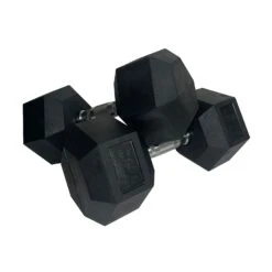 Fitness First Rubber Hex Dumbbell Pairs 5 - 100 Lbs 14 Fitness First Rubber Hex Dumbbell Pairs 5 - 100 Lbs -Boxing Sale f1db2 add1 v2