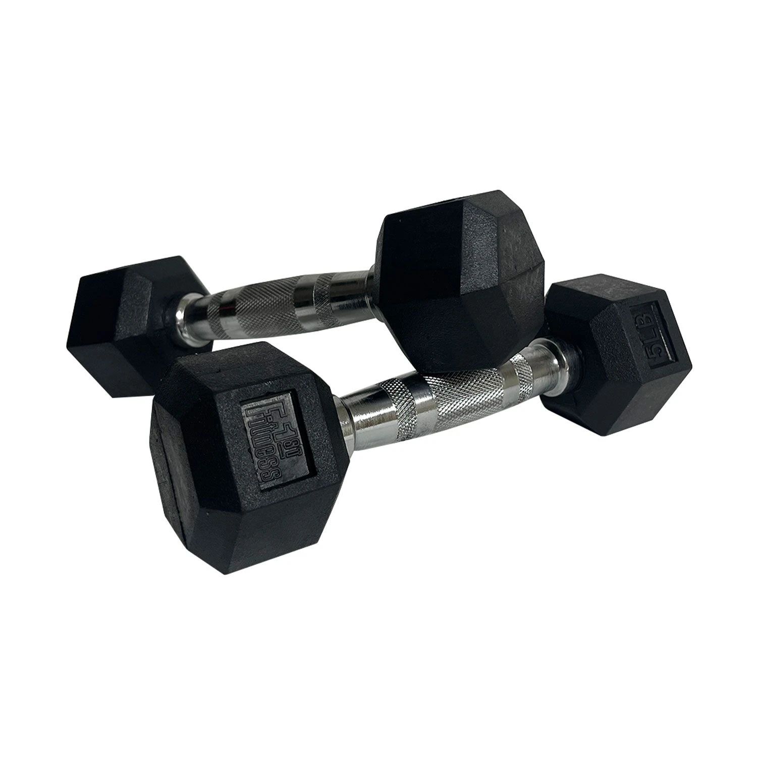 Fitness First Rubber Hex Dumbbell Sets 6 Fitness First Rubber Hex Dumbbell Sets - Image 4