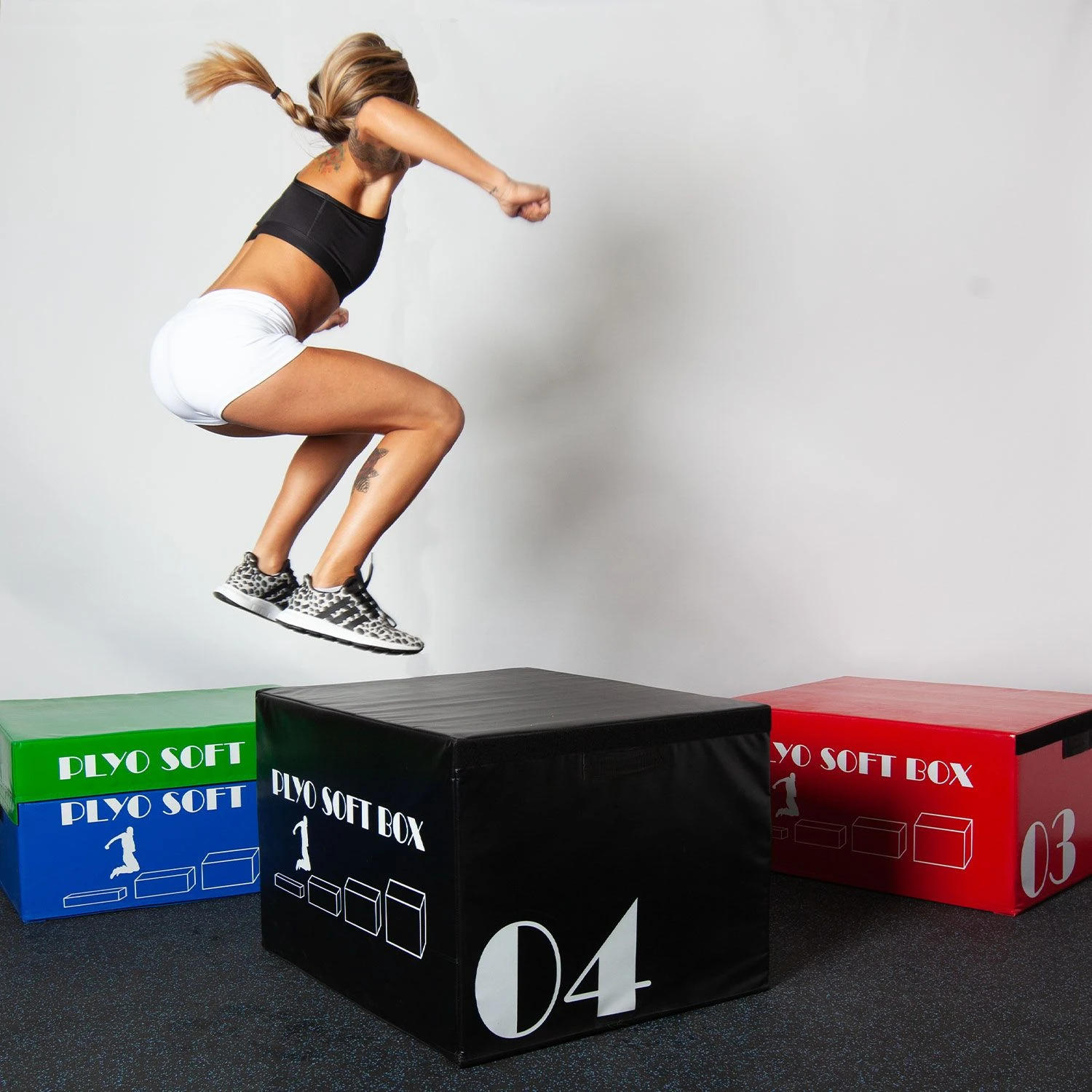 Fitness First Stackable Soft Plyo Boxes 3 Fitness First Stackable Soft Plyo Boxes