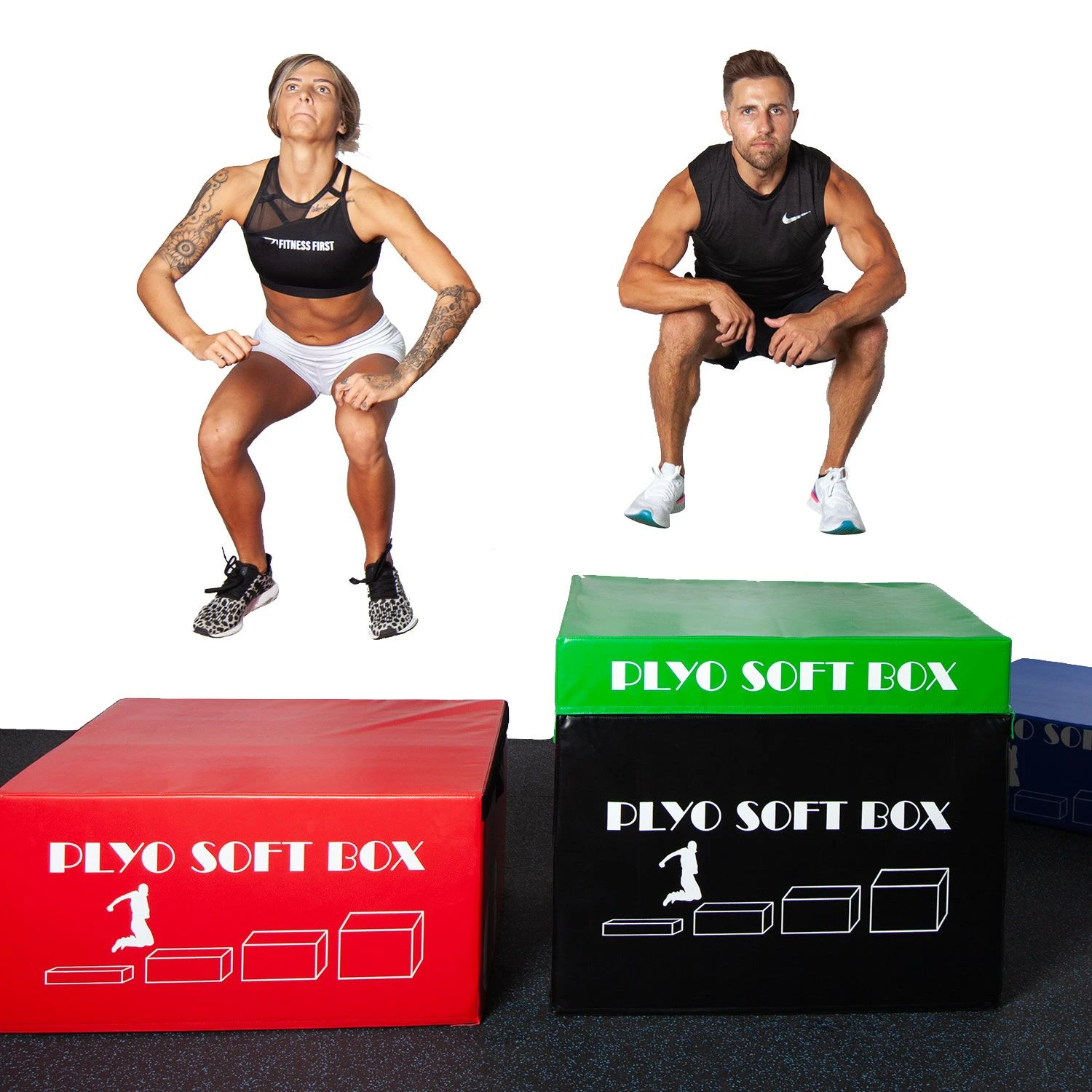 Fitness First Stackable Soft Plyo Boxes 4 Fitness First Stackable Soft Plyo Boxes - Image 2