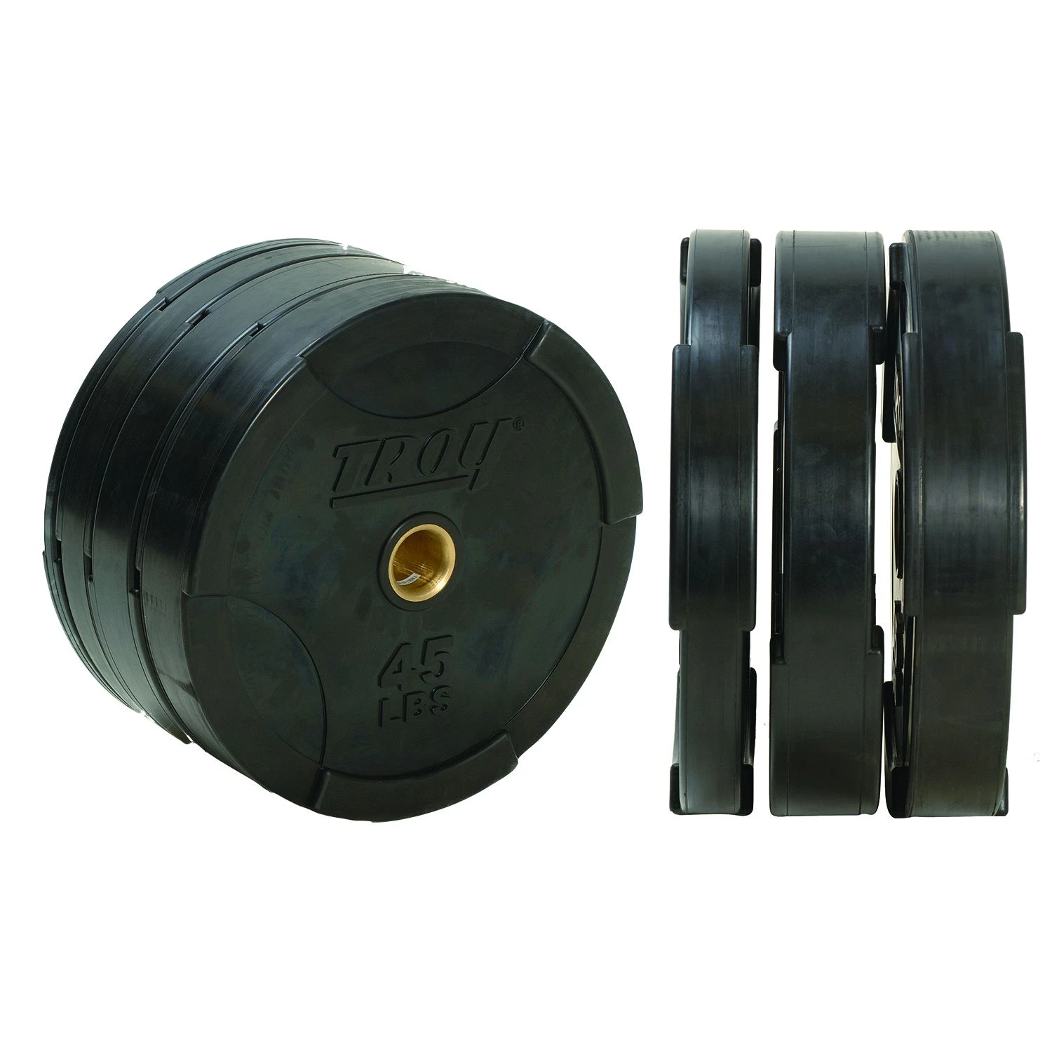 Troy Rubber Inter-locking Bumper Plates 10 - 45 Lbs 3 Troy Rubber Inter-locking Bumper Plates 10 - 45 Lbs