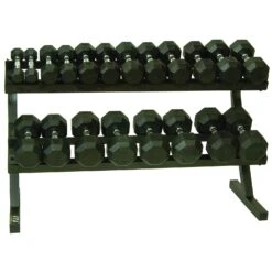 Troy VTX Hex Rubber Encased Dumbbell Pair 3 - 100 Lbs 5 Troy VTX Hex Rubber Encased Dumbbell Pair 3 - 100 Lbs -Boxing Sale f1tvr add v1