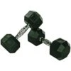 Troy VTX Hex Rubber Encased Dumbbell Pair 3 - 100 Lbs