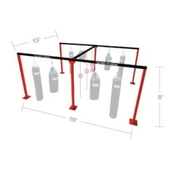 Ringside Gym Stand Holds 11, 17 Or 30 Bags -Boxing Sale gymstand v2