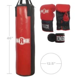 Ringside Adult 60 Lb. Heavy Bag Kit -Boxing Sale hbka v2