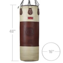 Ringside Heritage Unfilled Leather Heavy Bag -Boxing Sale hlhb v3