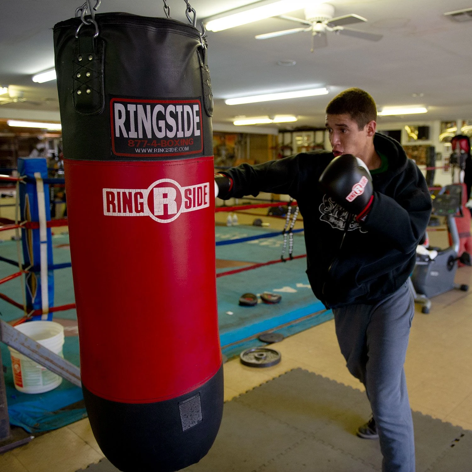 Ringside Soft Filled Leather 100, 130, 150 And 200 Lb. Heavy Bags 4 Ringside Soft Filled Leather 100, 130, 150 And 200 Lb. Heavy Bags - Image 2