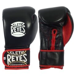 Cleto Reyes Hybrid Lace / Hook & Loop Training Gloves -Boxing Sale retg2 1 v2