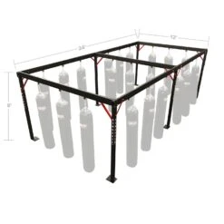 Ringside Monster Heavy Bag Stand - Holds 21 Bags -Boxing Sale rstand4 add2 v2