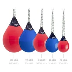 Ringside Tsunami 12, 28, 65, 115 And 180 Lb. Water Heavy Bags -Boxing Sale rwhb1 v6