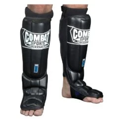 Combat Sports Gel Shock™ Pro Style Grappling Shin Guards -Boxing Sale sig10 v1