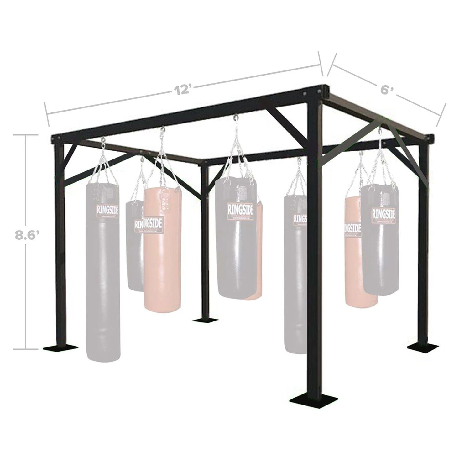 Ringside Professional Heavy Bag Stand - Holds 8 Bags 5 Ringside Professional Heavy Bag Stand - Holds 8 Bags - Image 3
