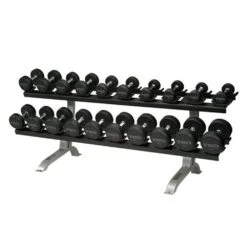 TKO 10 Pair Dumbbell Rack With Saddles