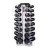 TKO 8 Pair Vertical Dumbbells Rack 1 TKO 8 Pair Vertical Dumbbells Rack -Boxing Sale tkodr6 v1