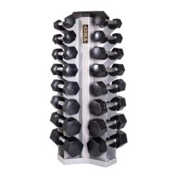 TKO 8 Pair Vertical Dumbbells Rack